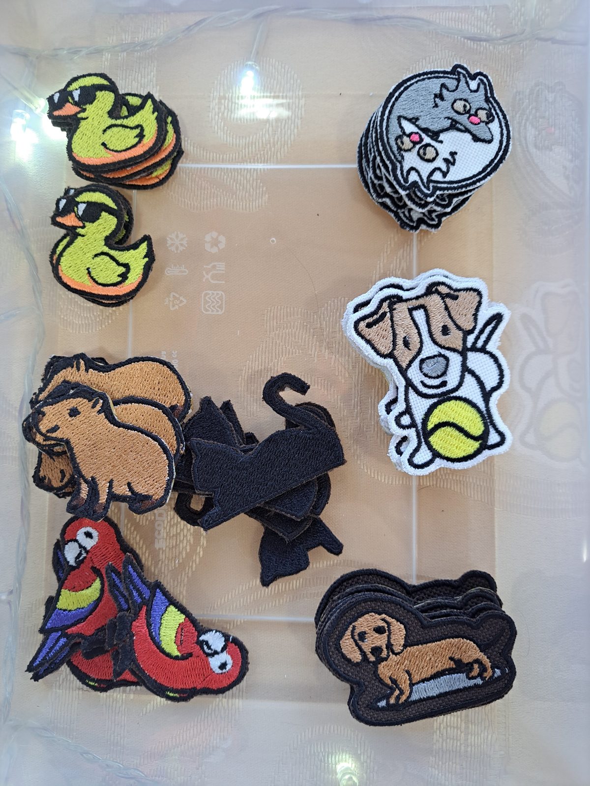 Sticker bordado personalizado